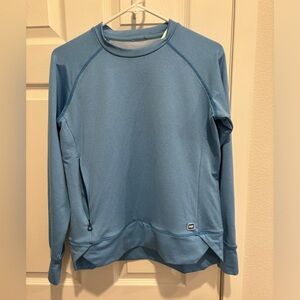 Helly Hensen blue warm long sleeve layer, Womens M